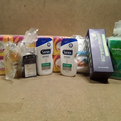 LOT TO TO CONTAIN AN ASSORTMENT OF PRODUCTS LIKE BABY WIPES FABRIC CONDITIONER SHOWER GEL