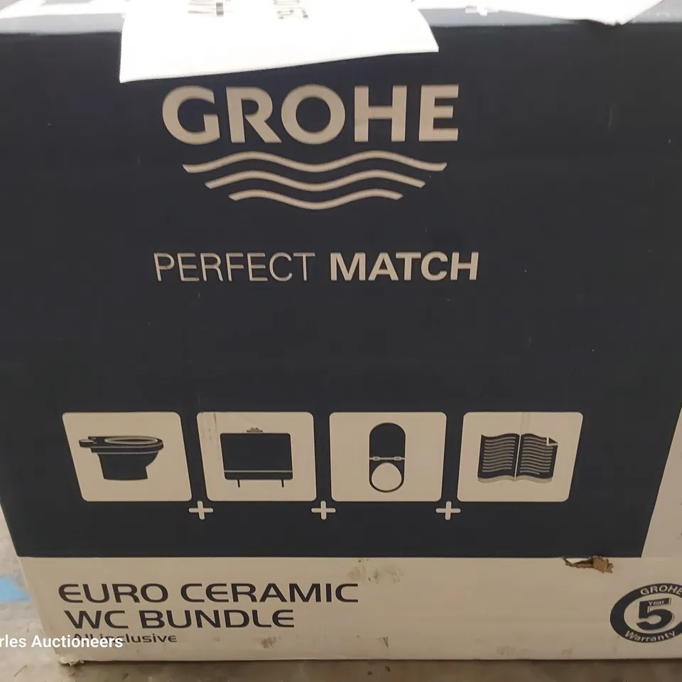 BOXED GROHE EURO CERAMIC WC BUNDLE