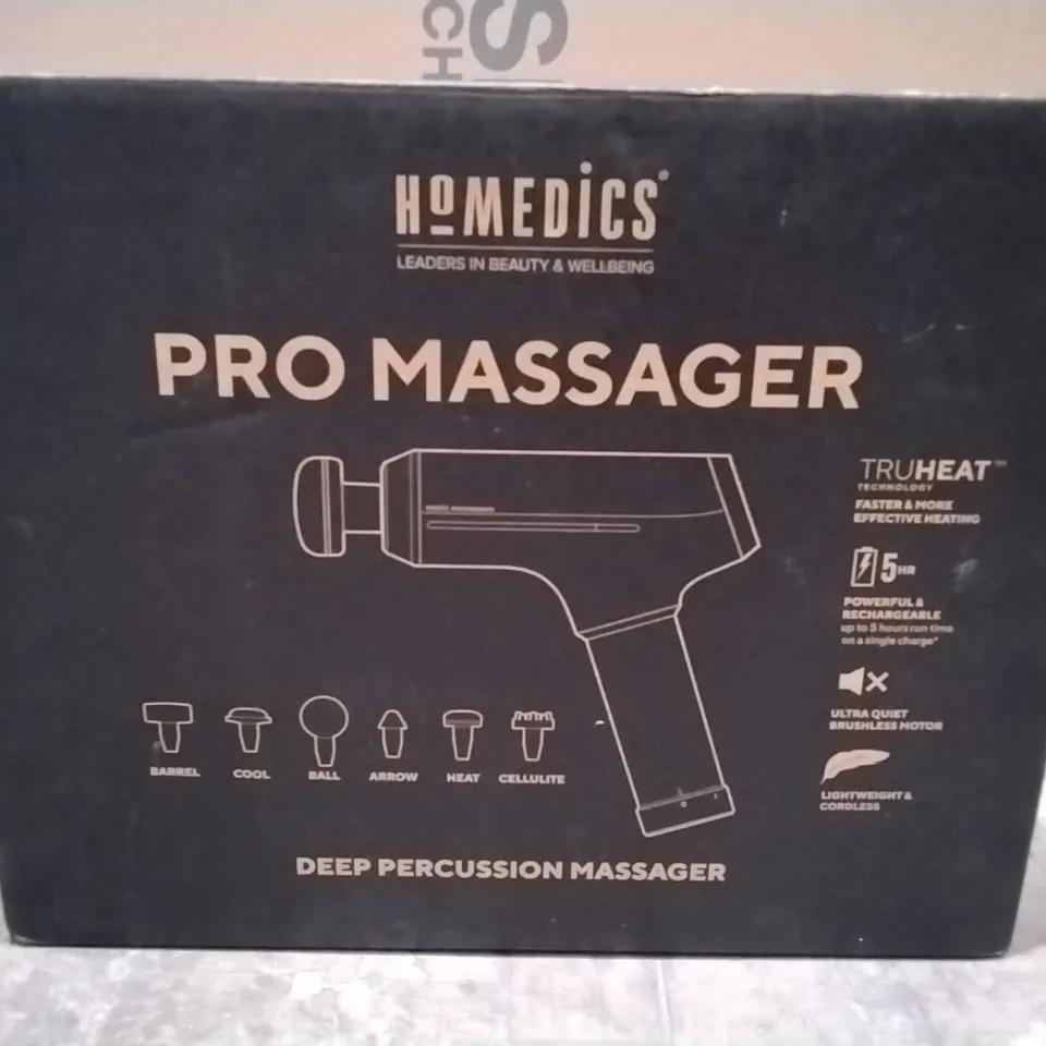 BOXED HOMEDICS PRO MASSAGER PGM-1000-GB