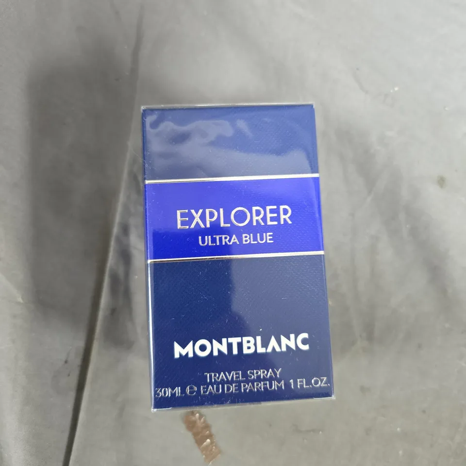 MONTBLANC EXPLORER ULTRA BLUE TRAVEL SPRAY – 30ML