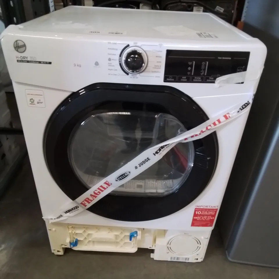 HOOVER HRE C9TBE-80 9KG CONDENSER TUMBLE DRYER - WHITE