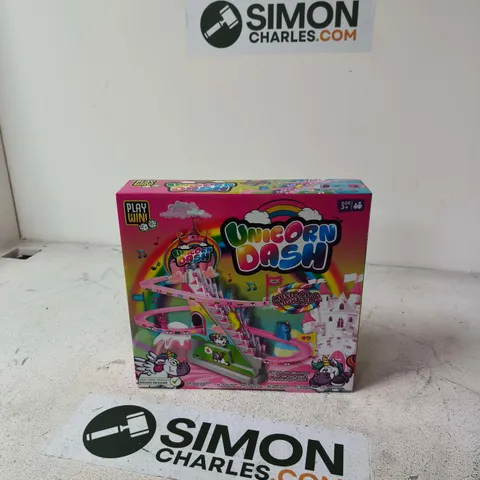 UNICORN DASH PLAYSET – BOXED KIDS' RAINBOW TRACK TOY (AGES 3+)