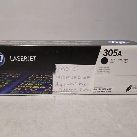 SEALED HP 305A ORIGINAL LASERJET TONER CARTRIDGE BLACK CE410A