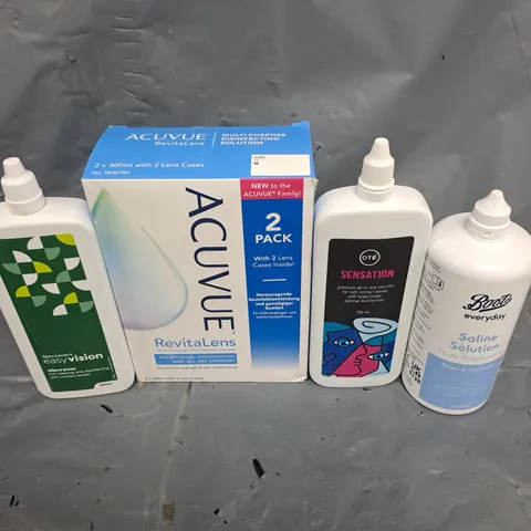 APPROXIMATELY 20 ASSORTED CONTACT LENS SOLUTIONS - COLLECTION ONLY