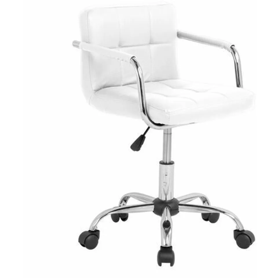 BOXED NEO CUBE OFFICE SWIVEL CHAIR - WHITE (1 BOX)