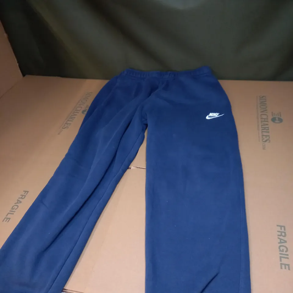 MENS NAVY BLUE NIKE TRACKIE BOTTOMS SIZE M