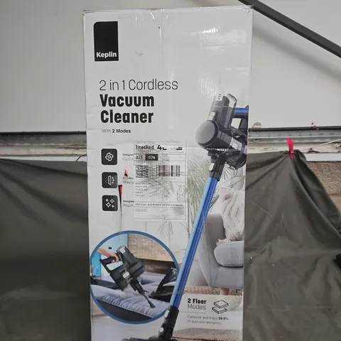 KEPLIN 2-IN-1 CORDLESS VACUUM CLEANER – BOXED
