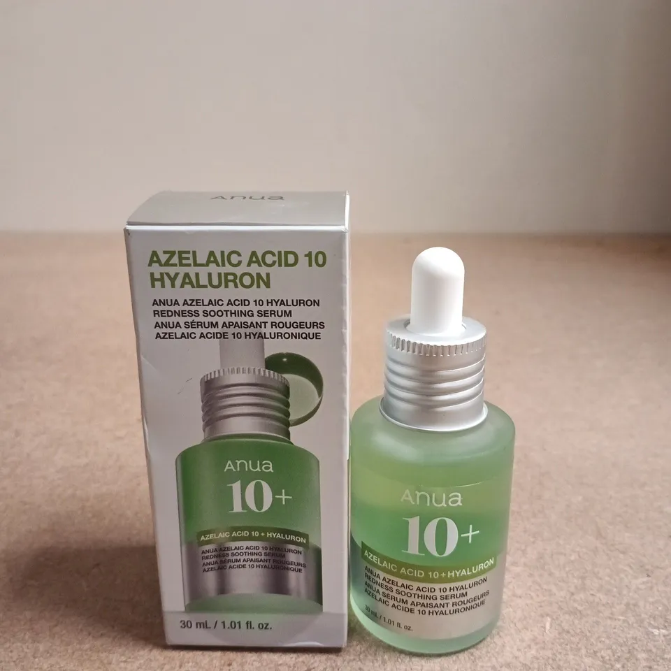 BOXED ANUA AZELAIC ACID 10% + HYALURONIC SERUM – 30 ML