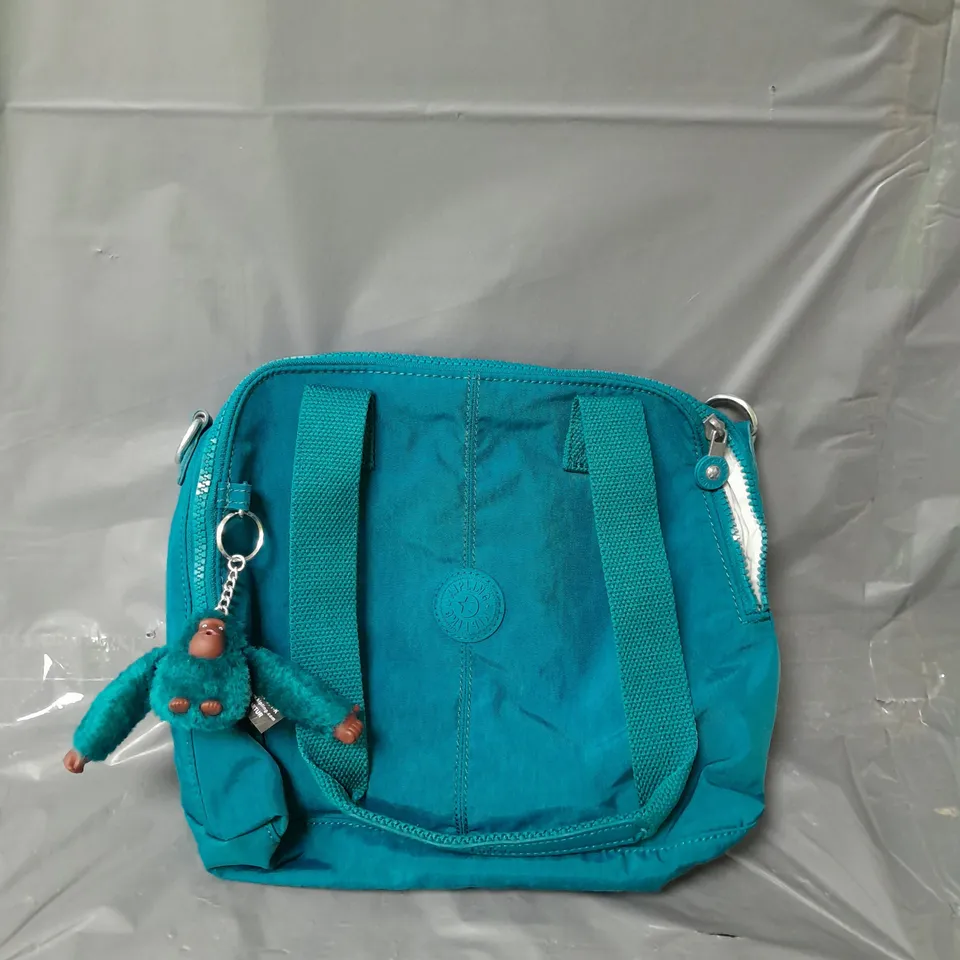 KIPLING LINZI MEDIUM SHOULDER BAG DELICATE TEAL