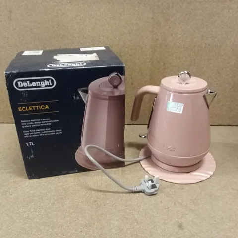 BOXED DELONGHI ECLETTICA KBY3001.PK JUG KETTLE - PINK