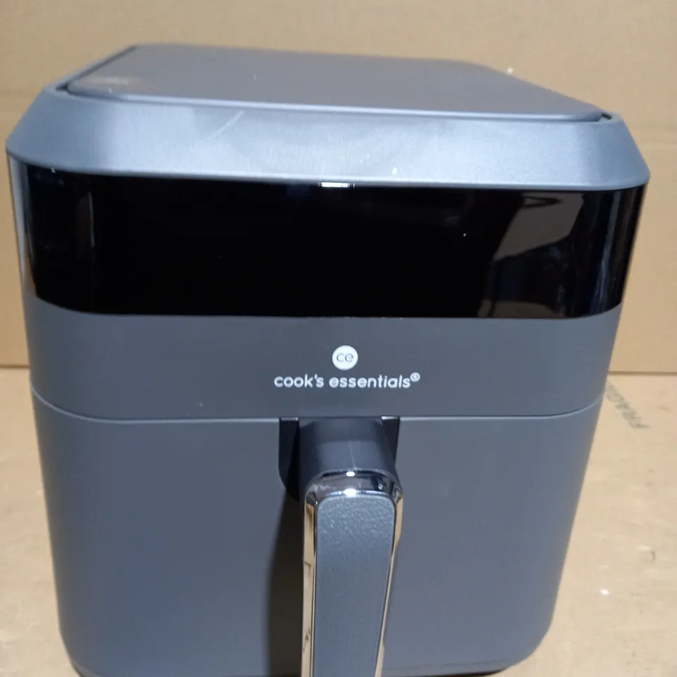 COOK'S ESSENTIALS 5.8L AIR FRYER IN SLATE GREY