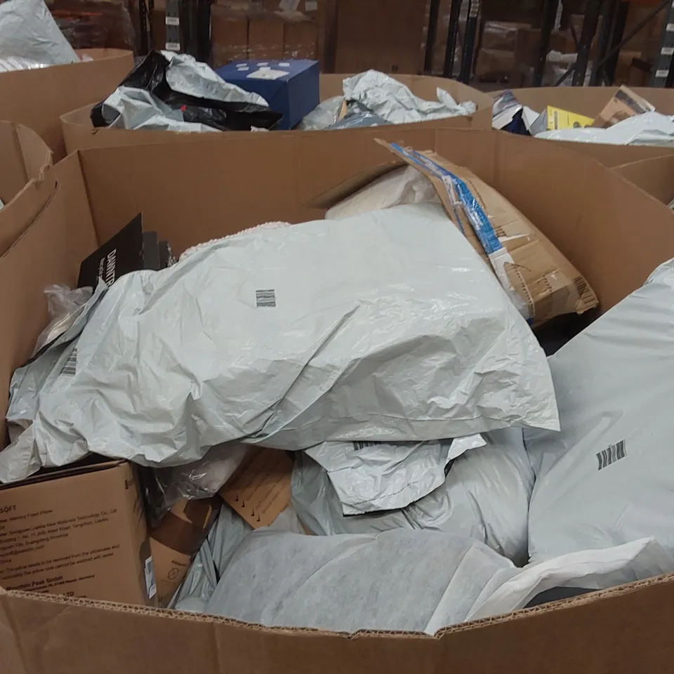 PALLET CONTAINING A VERY LARGE QUANTITY OF ASSORTED PILLOWS AND RELATED BEDDING/COMFORT PRODUCTS ECT