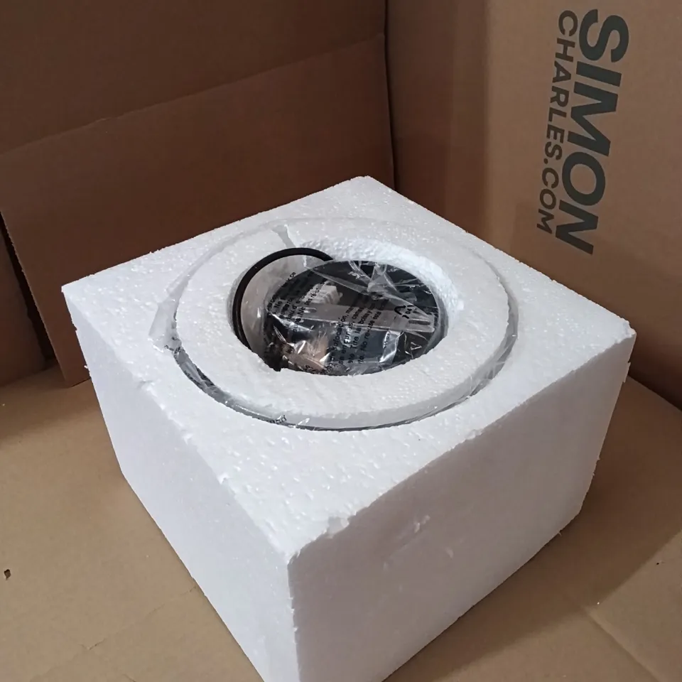 BOXED I LIGHT PENDANT - ANTIQUE BRASS (1 BOX)