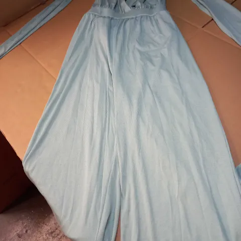 CIDER GREEN HALTER NECK JUMPSUIT - XL