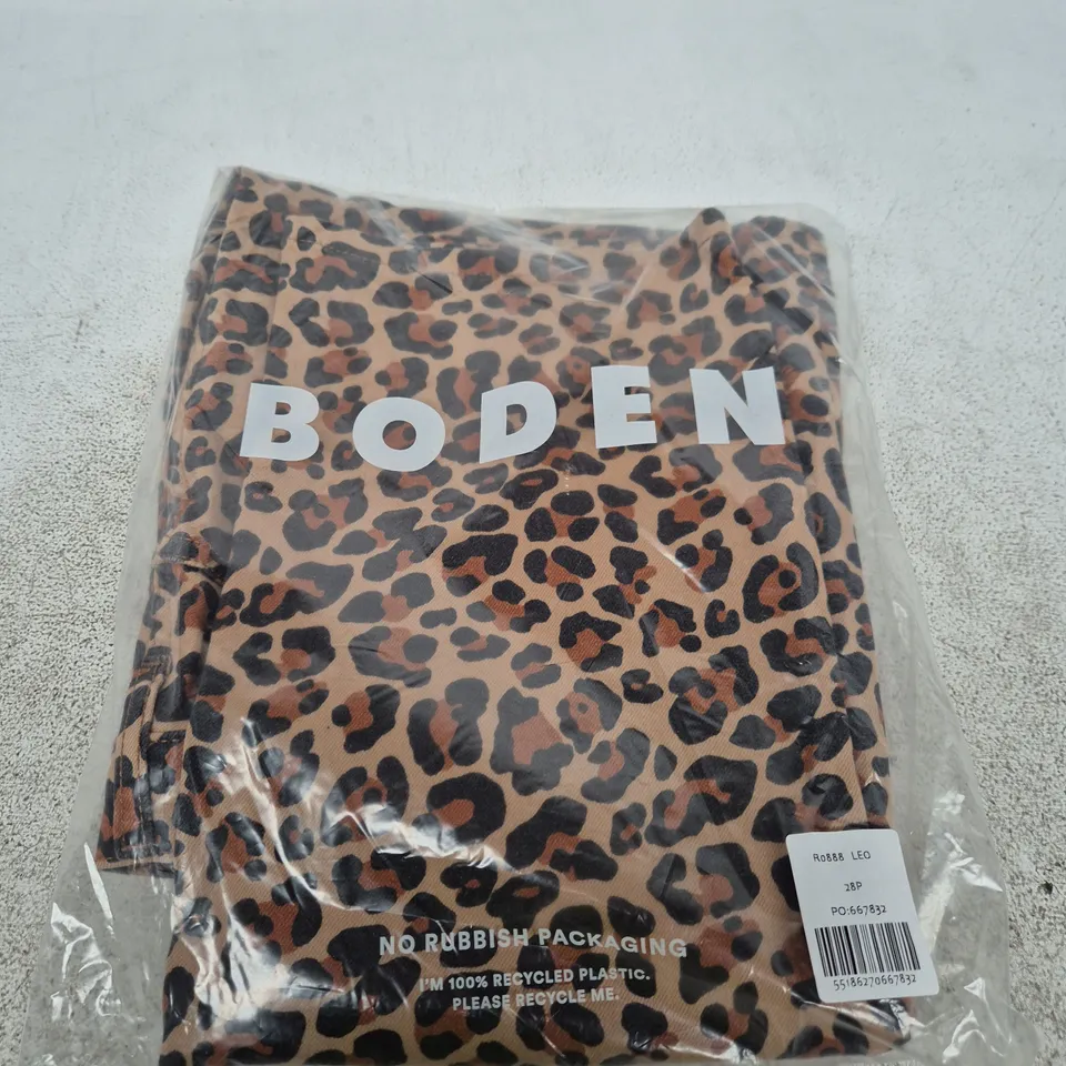 BODEN LEOPARD PRINT PANTS - 28P