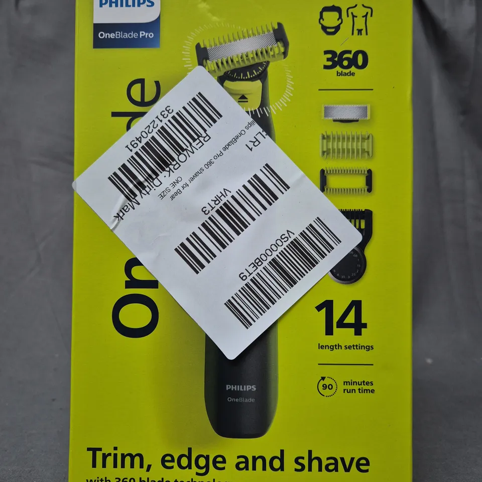 BOXED PHILIPS ONE BLADE PRO RRP £35