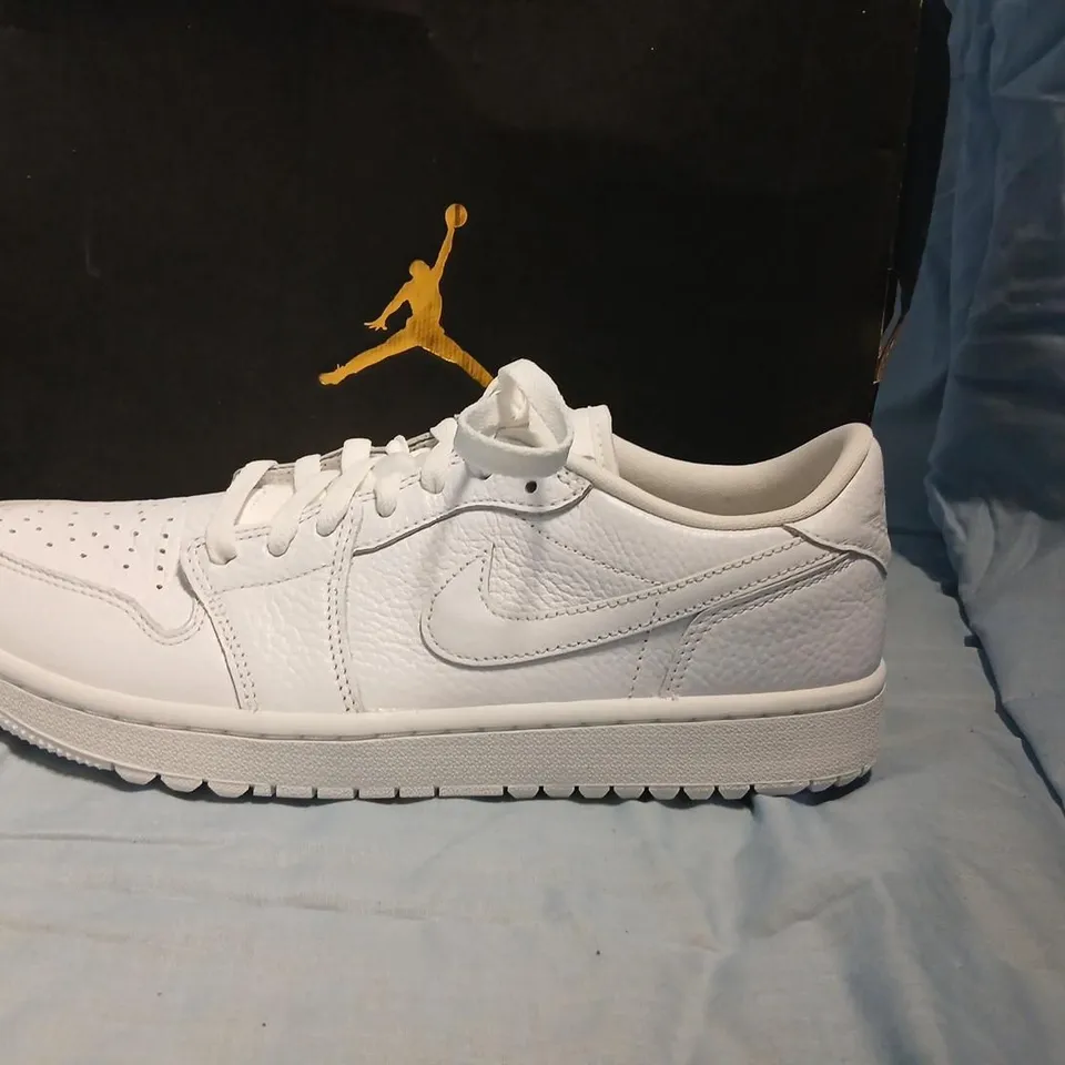 AIR JORDAN 1 LOW G WHITE/WHITE – UK 9.5 (US 10.5)