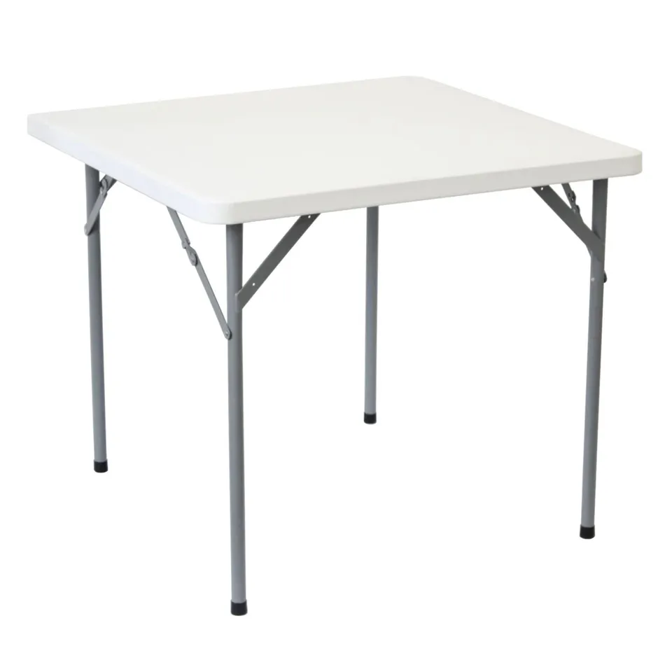 OYPLA 2FT 10IN 88CM FOLDING HEAVY DUTY OUTDOOR TRESTLE PARTY GARDEN TABLE BOXED