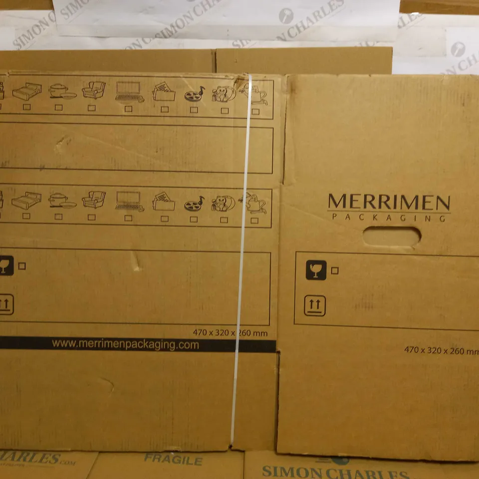 PACK OF 10 MERRIMEN PACKAGING WINE BOXES WITH CARRY HOLES