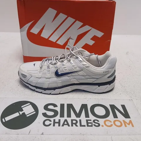 NIKE P-6000 WHITE RUNNING SHOES – MENS UK 11 (EU 46) – BOXED
