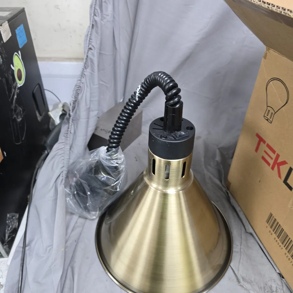 TEKLED CHANDELIER X5506 1XE27 – GREEN ANCIENT 270MM (TEKLED)