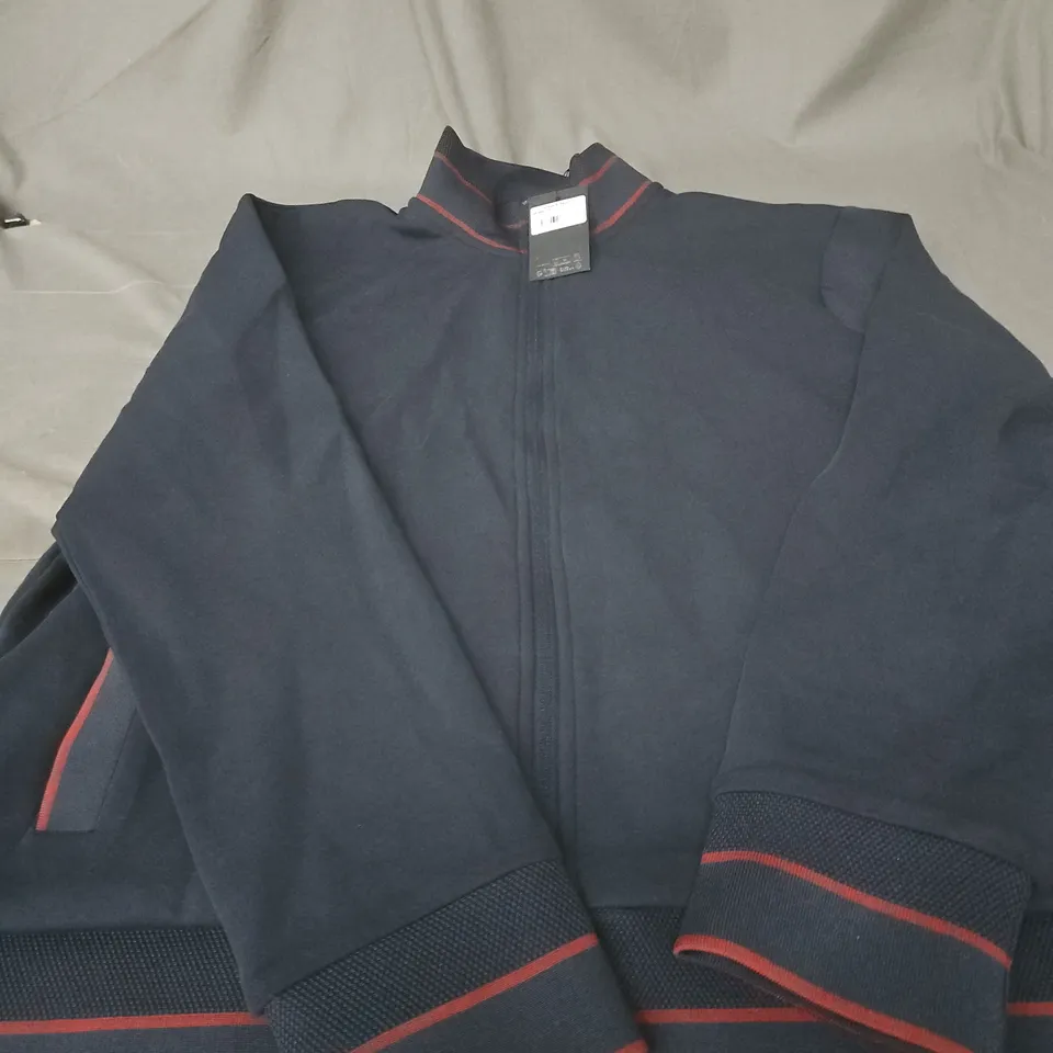 HACKETT SPORT MANOR TRACK FZ NAVY JACKET – UK SIZE L