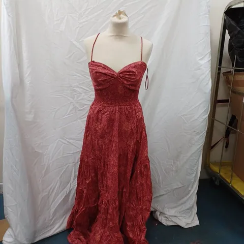 FREE PEOPLE PINK ROSE DRESS SIZE XS