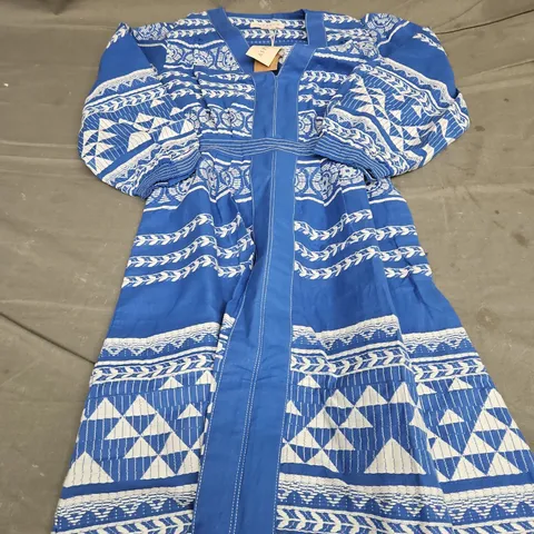 ASPIGA JAMILA JACQUARD DRESS - SIZE XS