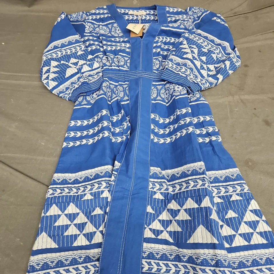 ASPIGA JAMILA JACQUARD DRESS - SIZE XS