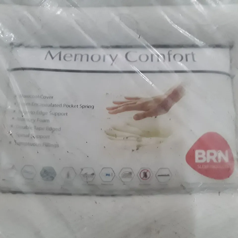 BRN 5FT KING MEMORY COMFORT MATTRESS