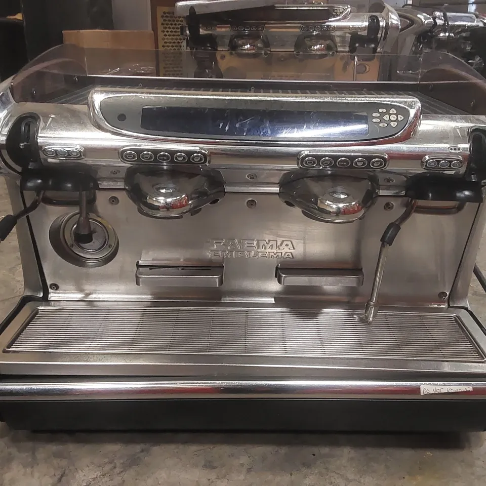 FAEMA EMBLEMA COMMERCIAL 2 GROUP COFFEE MACHINE