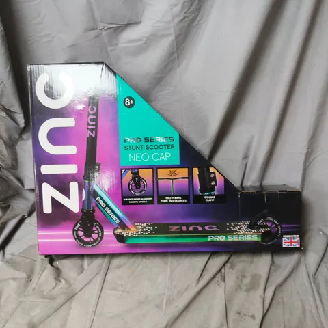 ZINC NEO CAP PRO SERIES STUNT SCOOTER – BOXED 
