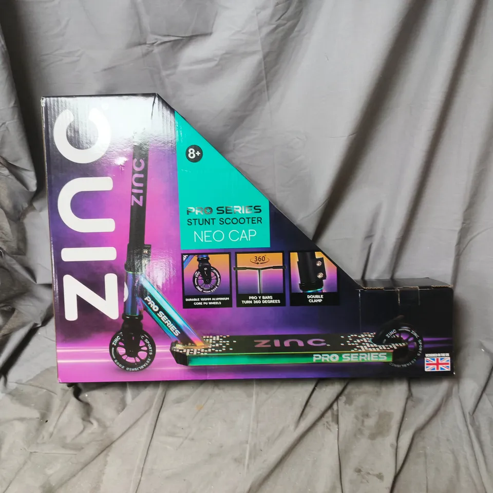 ZINC NEO CAP PRO SERIES STUNT SCOOTER – BOXED  RRP £79.99