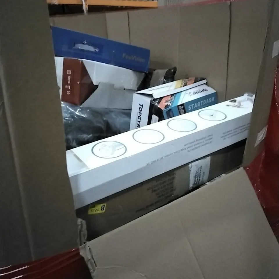 PALLET OF HOUSEHOLD ITEMS TO INCLUDE KEYBOARD,  WATERDROP FILTRATION SYSTEM,  SUITCASE AND OTHER ASSORTED ITEMS...