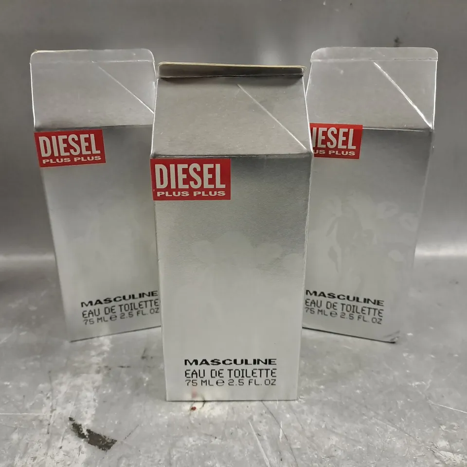 APPROX 16 X 75ML DIESEL PLUS PLUS MASCULINE EAU DE TOILETTE