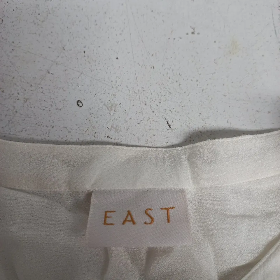 EAST WHITE EMBROIDERED SHEER BLOUSE (WOMEN) – UK SIZE NOT VISIBLE