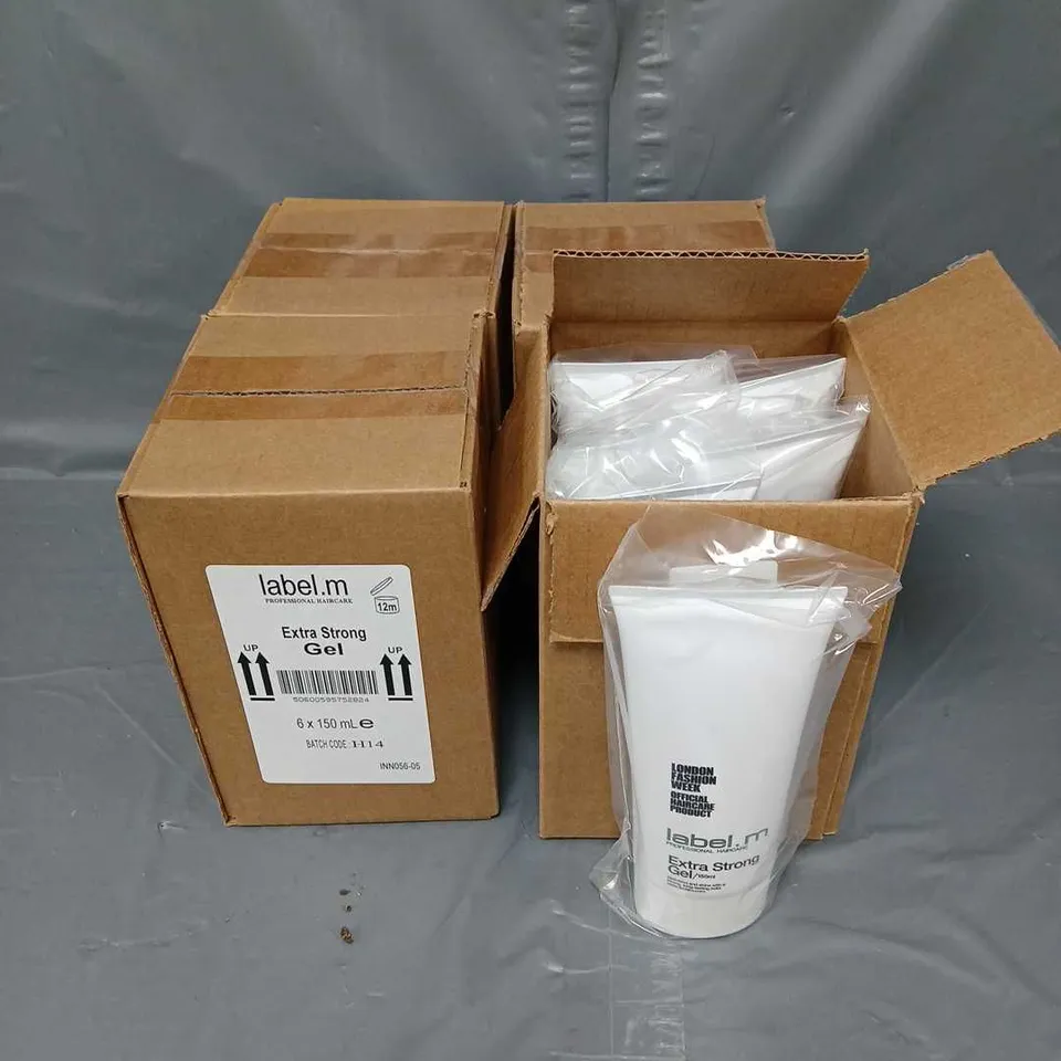 LABEL.M 4X6 EXTRA STRONG HAIR GEL 150ML