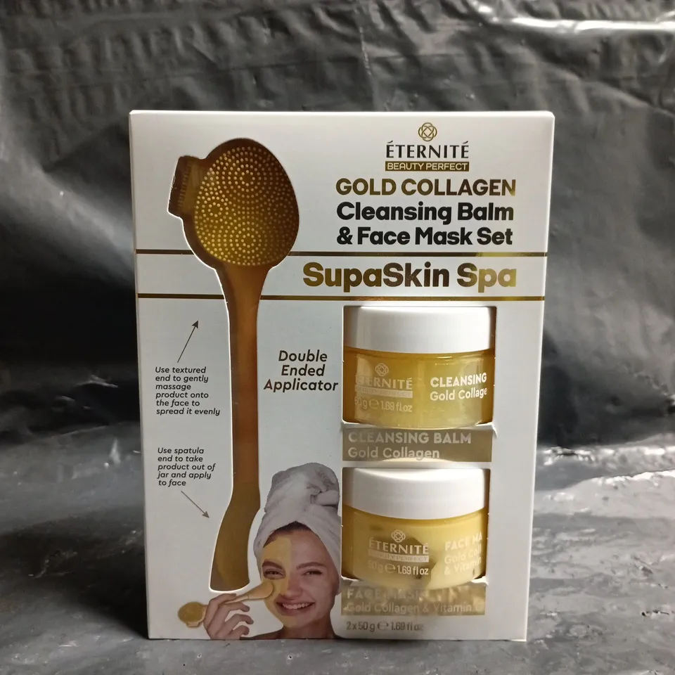 ETERNITE GOLD COLLAGEN CLEANSING BALM & FACE MASK SET