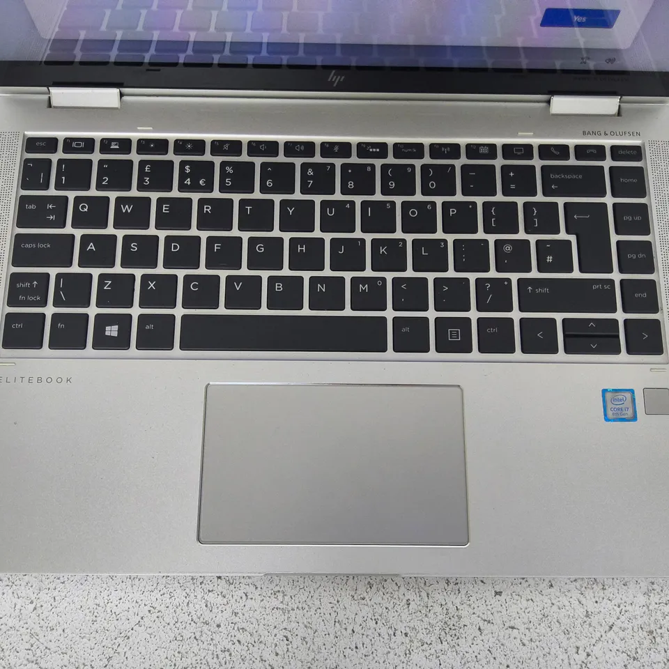 UNBOXED HP ELITEBOOK X360 1040 6G INTEL I-7 8TH GEN LAPTOP IN SILVER 