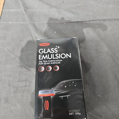 BOX OF 8 GLASS EMULSION OIL FILM PROTECTION