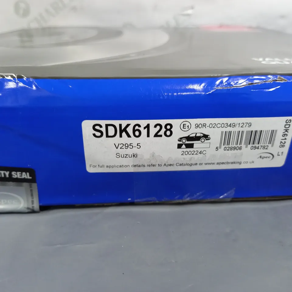 APEC BLUE. DISC BRAKE SINGLE COMPONENT SDK6128 SUZUKI V295-5 - COLLECTION ONLY