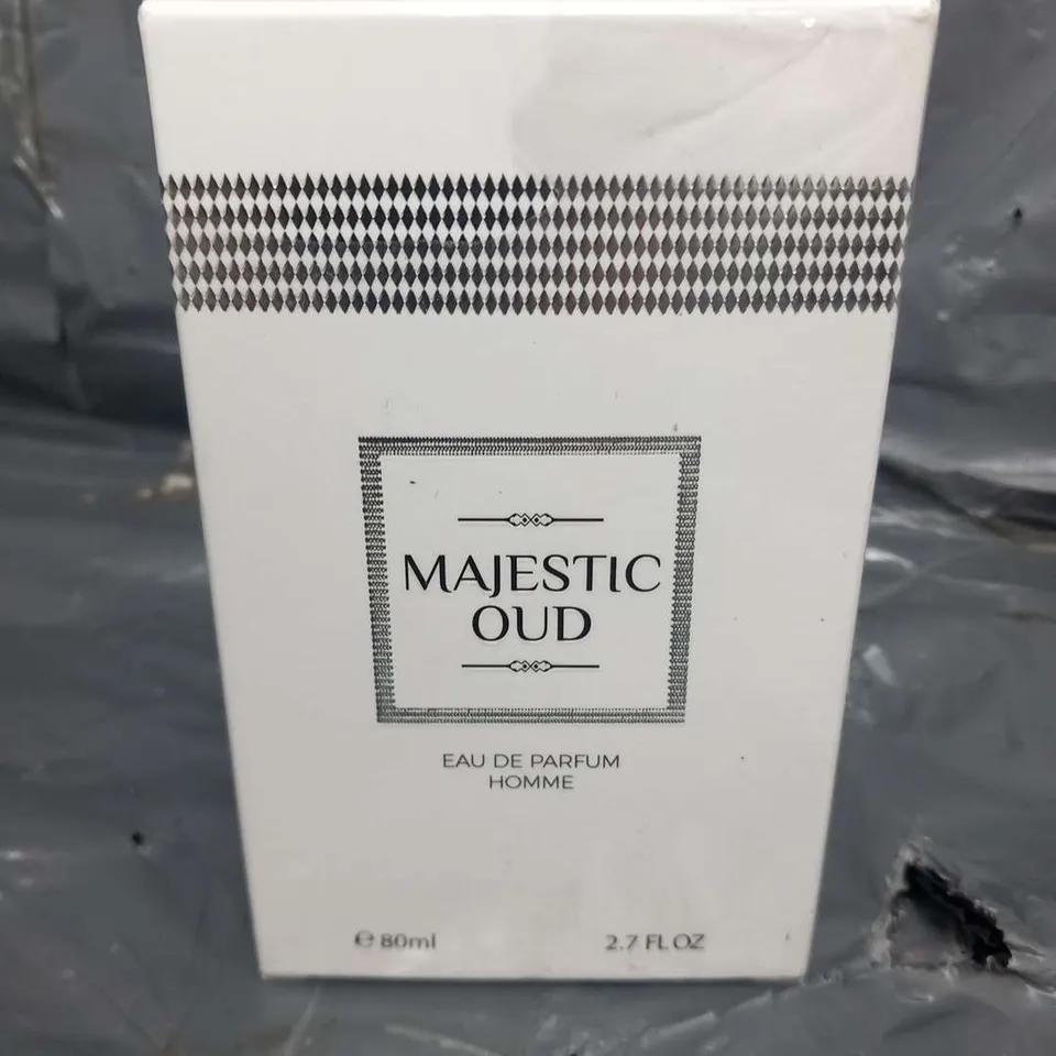 BOXED AND SEALED MAJESTIC OUD EAU DE PARFUM HOMME 80ML