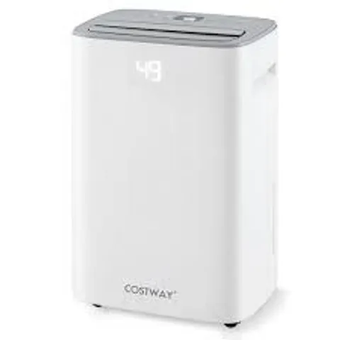 BOXED 24 L ENERGY EFFICIENT DEHUMIDIFIER WITH AUTO DRAIN OR MANUAL DRAINAGE - WHITE