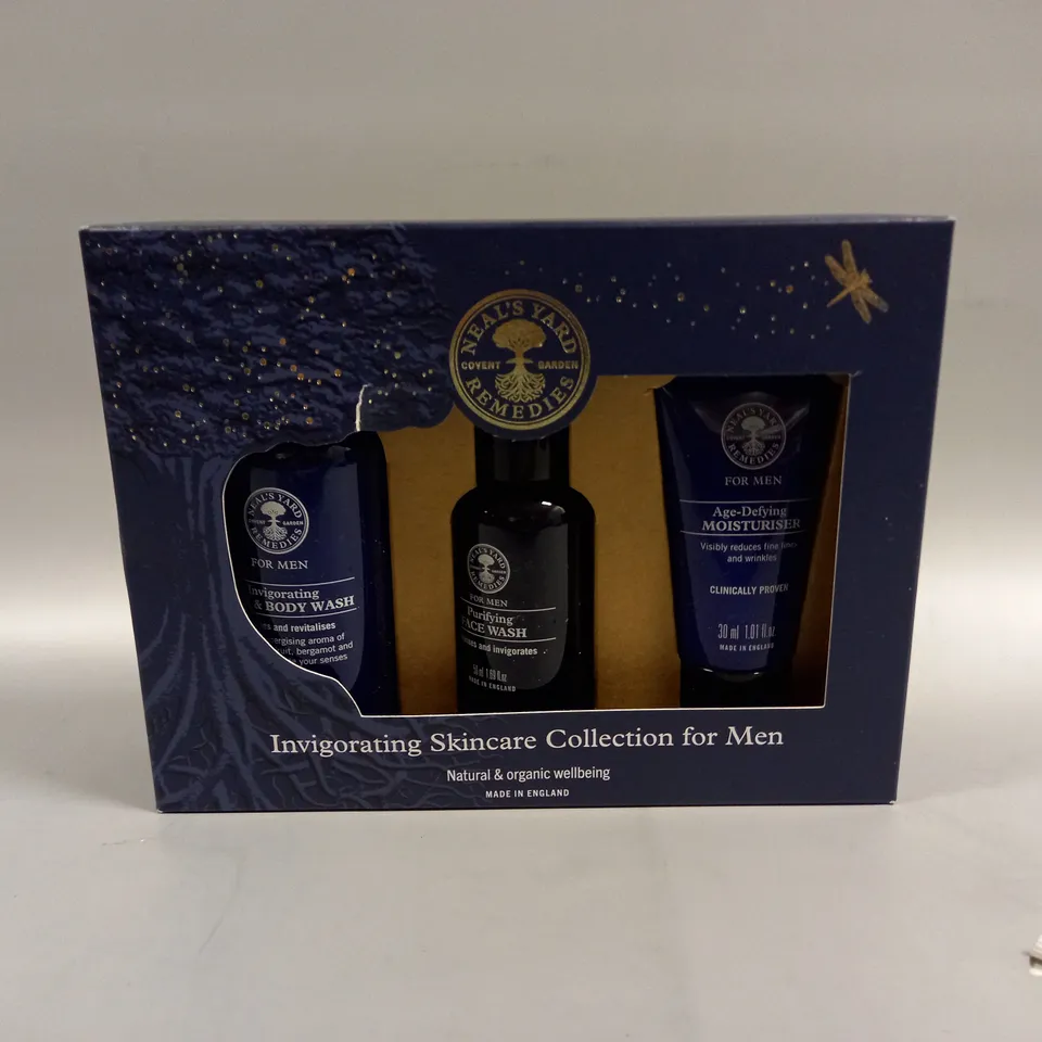 NEALS YARD REMEDIES INVIGORATING SKINCARE COLLECTION FOR MEN 