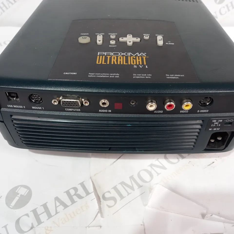 PROXIMA ULTRALIGHT SV1 PROJECTOR
