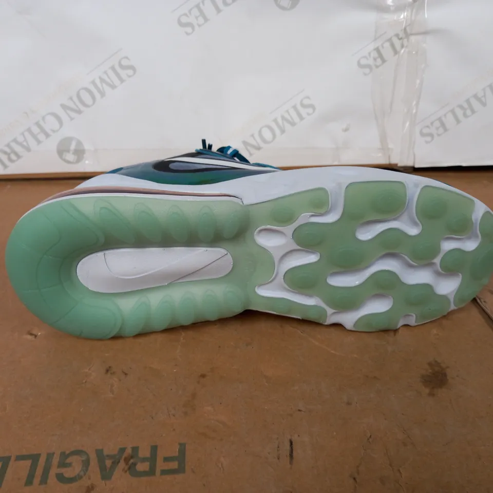AIR MAX 270 REACT TEAL - SIZE UK 6.5