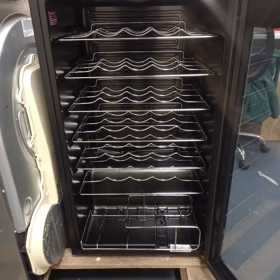 RUSSELL HOBBS RH34WC1 FREESTANDING WINE COOLER, 34 BOTTLE CAPACITY, BLACK - COLLECTION ONLY