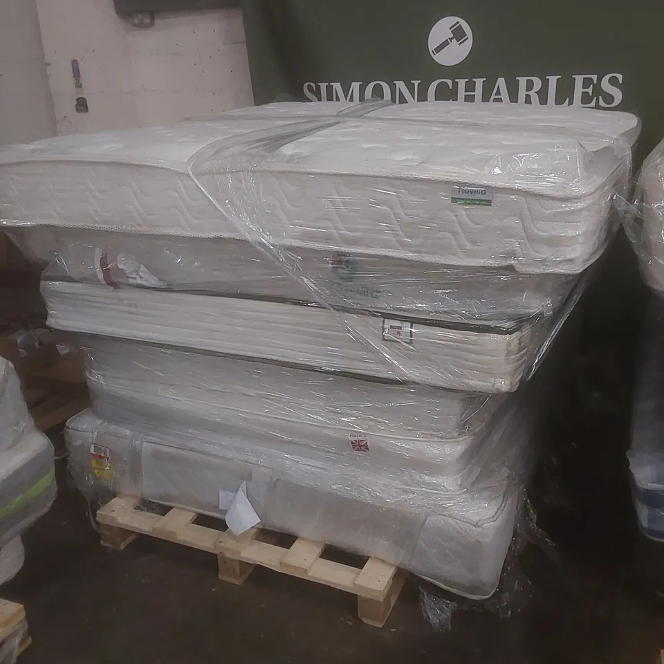 APPROX 6 X ASSORTED BAGGED AND UNBAGGED MATTRESSES. SIZES, BRANDS AND CONDITIONS VARY