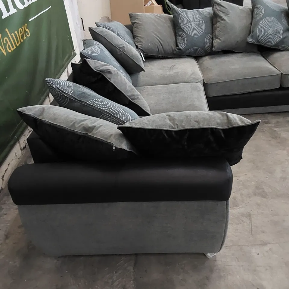 DESIGNER HILTON CORNER SOFA WITH CUSHIONS