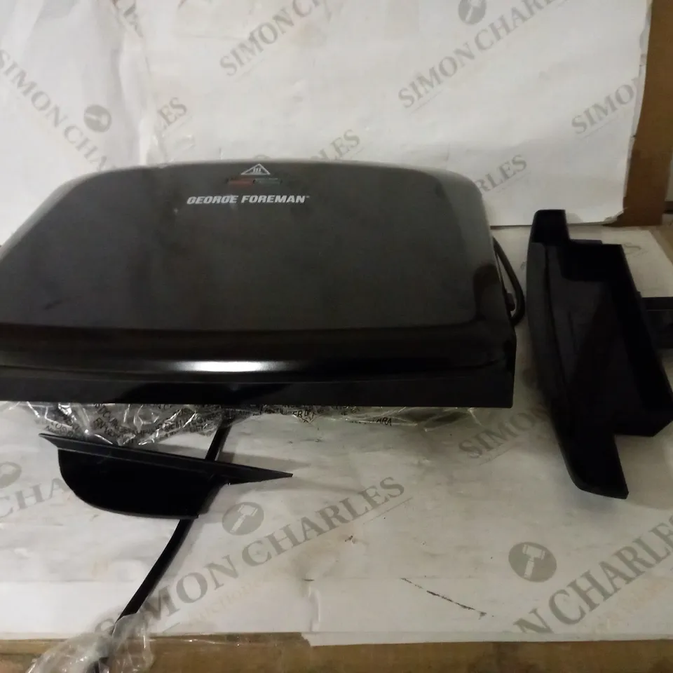 GEORGE FOREMAN MEDIUM REMOVABLE PLATES GRILL, BLACK [24330]